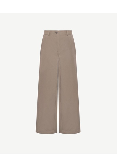 Yargıcı Geniş Yüksek Bel Pantolon 26ykpn3024x 017 Bej