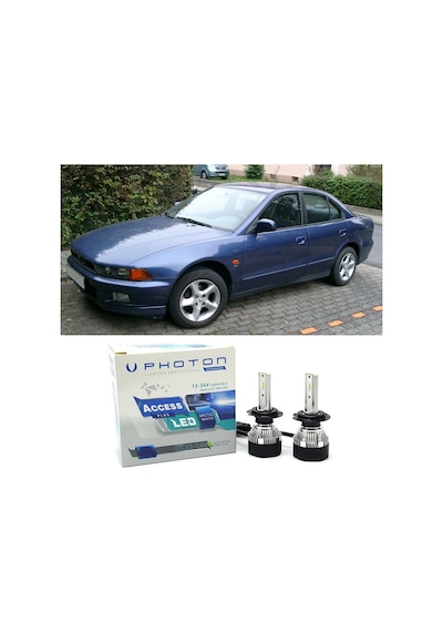 Mitsubishi Galant Led Xenon Kısa Far Ampulü H7 Access Yeni Seri Beyaz 1998+