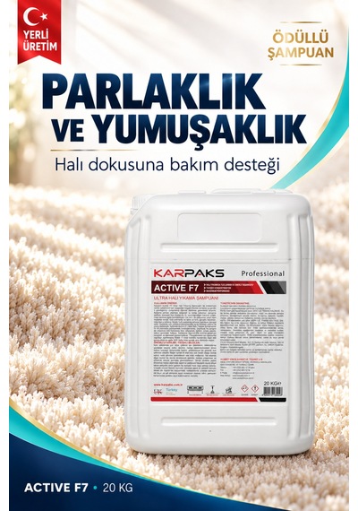 Active F7 Ultra Halı Yıkama Şampuanı 20kg Tekli