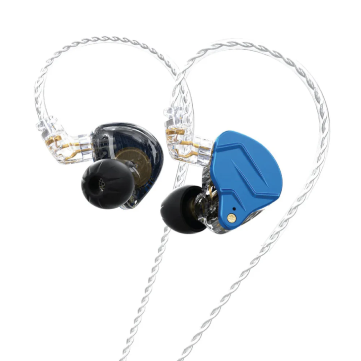 Kz Zsn Pro X Mavi Mikrofonlu 3.5mm Kulak İçi Hibrit Kulaklık Kz-zsn-pro-x-mıc-bl