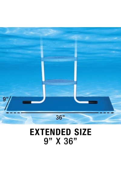 32185 Yüzme Havuzu Merdiven Pedi, 22 X 91 X 0,625 İnç, Mavi