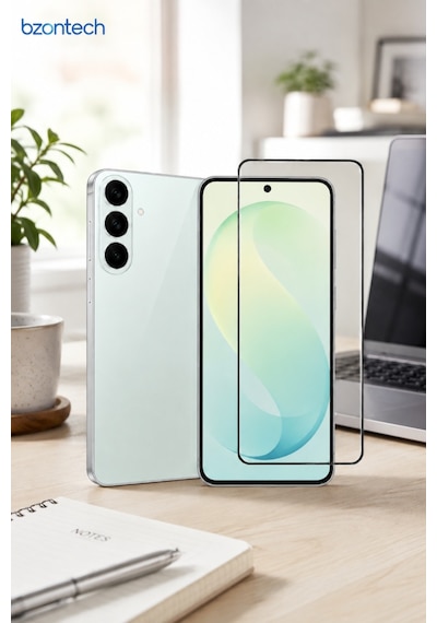 Samsung Galaxy S26 Fe Uyumlu Anti Statik Ekran Koruyucu Toz Tutmayan Kırılmaz Cam