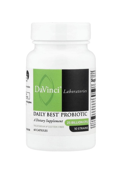 Davinci Laboratories, Daily Best Probiotic, 25 Billion Cfu, 60 Capsules