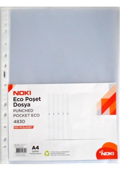 Noki Poşet Dosya 100 Adet
