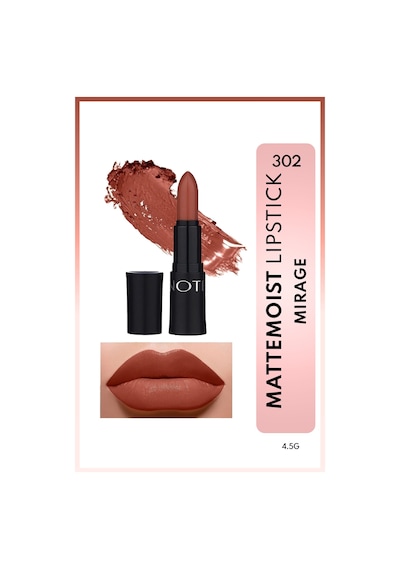 Note Cosmetique Mattemoist Lipstick Mat Bitişli Ruj 302 Mirage - Koyu Nude