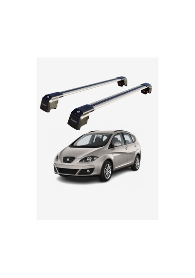 Seat Altea Xl 2006-2015 Trx2 Thunder Carrier Kilitli Ara Atkı Taşıyıcı Tavan Barı Siyah