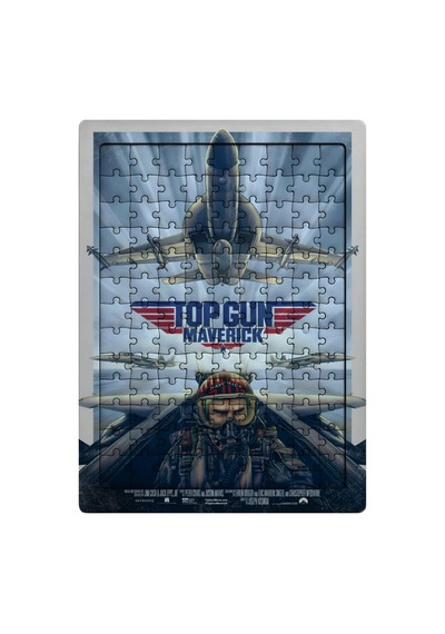 Ghostbastır Design Top Gun 99 Parça Ayaklı Puzzle Dekoratif Çocuk Yapbozu 0116