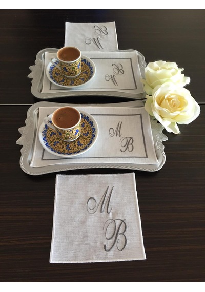 Kişiye Özel Nakışlı Söz&nişan Mendili, Tepsi Örtüsü, Söz Mendili