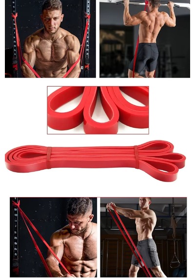 208 Cm Pilates Jimnastik Lastiği Egzersiz Yoga Direnç Bandı H...