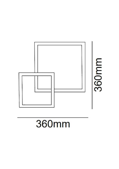 Tra74133 Eco 36*36 Cm Led Aplik Joınset (545959789) Beyaz