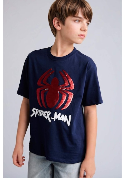 Defacto %100 Pamuk Çift Yönlü Payetli Marvel Spıderman Tişört Erkek Çocuk H8255a826hsnv256 Lacivert-nv256 Defacto %100 Pamuk Çift Yönlü Payetli Marvel Spıderman Tişört Erkek Çocuk H8255a826hsnv256 Lacivert-nv256