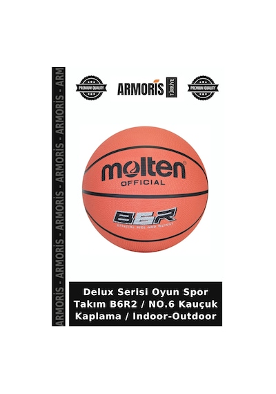 Delux Serisi Oyun Spor Takım B6r2 / No.6 Kauçuk Kaplama / Indoor-outdoor