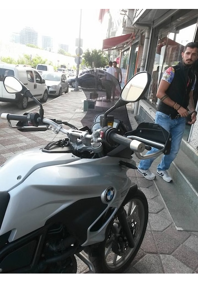 2012-17 Bmw F700Gs Uzun Ön Cam Koyu Füme Zeus 42cm 4mm F700 Gs