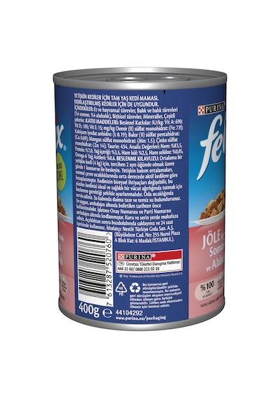 Purina Somonlu Ve Alabalıklı Konserve Yaş Kedi Maması 400 Gr X 6 Adet
