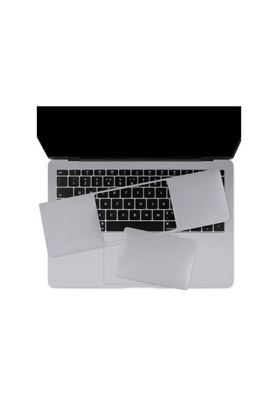 Macbook Pro 13 İnç Trackpad Koruyucu Ve Palm Koruyucu A1706 A1708 A1989 A2159 Uyumlu 2016-2019 Avuç İçi Koruma Seti Gri
