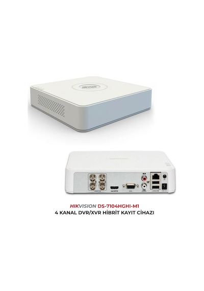 Ds-7104hghı-m1 4 Kanal 1080p Lite Dvr İnsan Araç Algılama