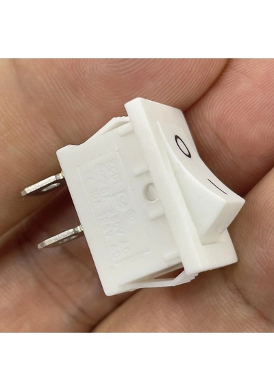 Ic-120b Mini Işıksız Anahtar 2p On-off Beyaz