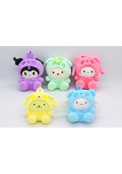 Riverworld River World Sırt Çantası Kawaii Kuromi My Melody Cinnamoroll Peluş Çok Renkli