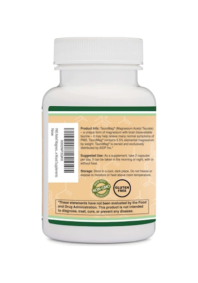 Double Wood Magnesium Acetyl-taurate 700mg 60 Capsul. Usa V...