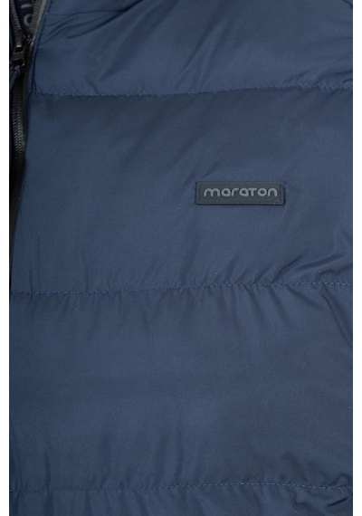 Maraton Sportswear Büyük Beden Erkek Kapşonlu Uzun Kol Basic Lacivert Mont 21391-lacivert Lacivert