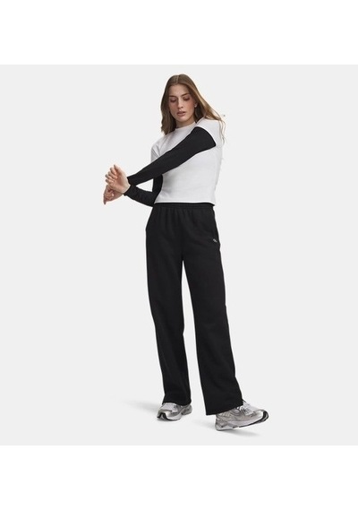 Under Armour Rival Fleece Düz Paça Kadın Eşofman Altı 6013552-008 Siyah