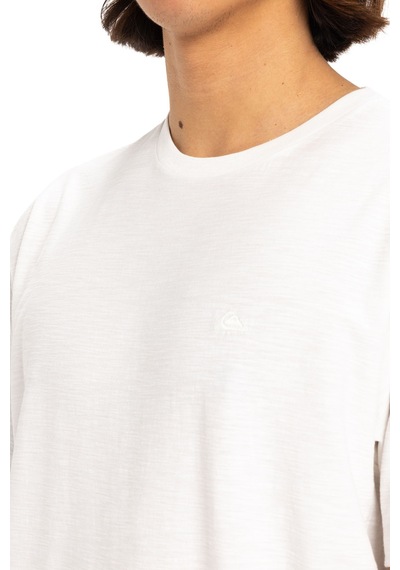 Quiksilver Slub Roundneck Beyaz Erkek Kısa Kol Gömlek Beyaz
