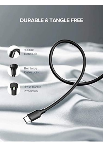 Usb Type-c Şarj Ve Data Kablosu, 1 Metre, Beyaz