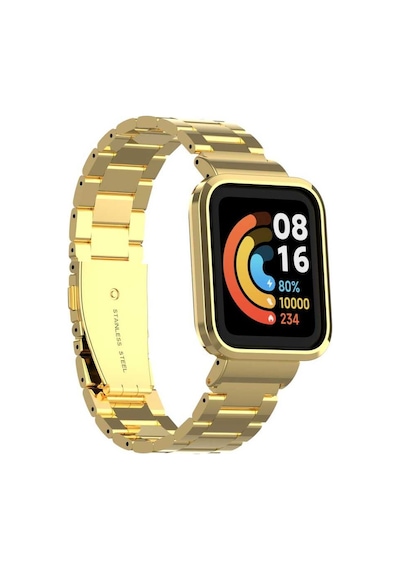 Kilifone - Xiaomi Uyumlu Redmi Watch Mi Watch Lite - Kordon Metal Kordon Krd-60