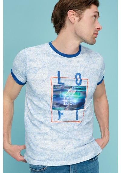 LOFT Regular Fit Erkek Tshirt K.kol Lf2029655 Q1.v1 Beyaz