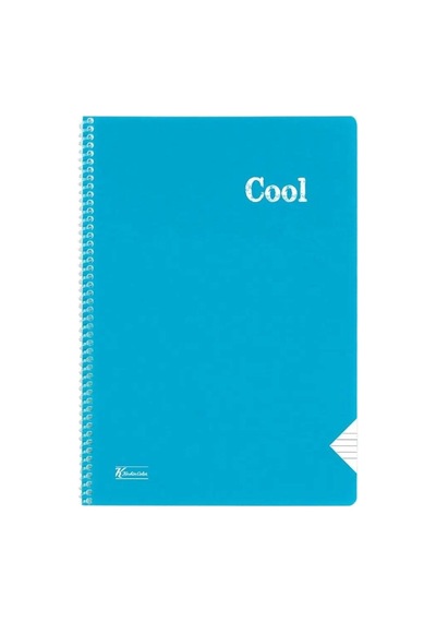 Keskin A4 96yp.çizgili Pp Kp.spiralli Cool Defter