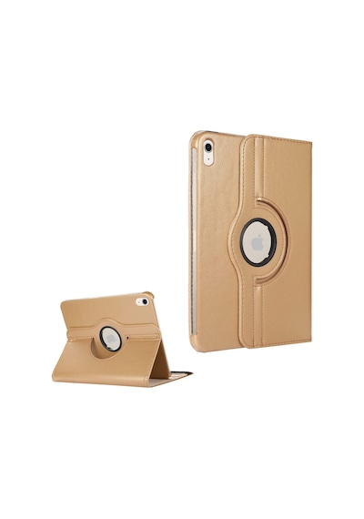 KılıfFuarı Apple Uyumlu iPad 10 (10.Nesil) Kılıf 360 Dönen Standlı Deri Kapak