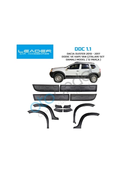 Dacia Duster Dodic Ve Yan Kapı Çıtaları 2010-2017 N11.29957