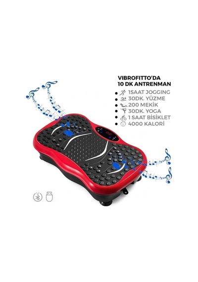 Egzersiz Plak 3d Titreşimli Müzikli Fitness İçin Tam Tüm Vücut Titreşimli Makine