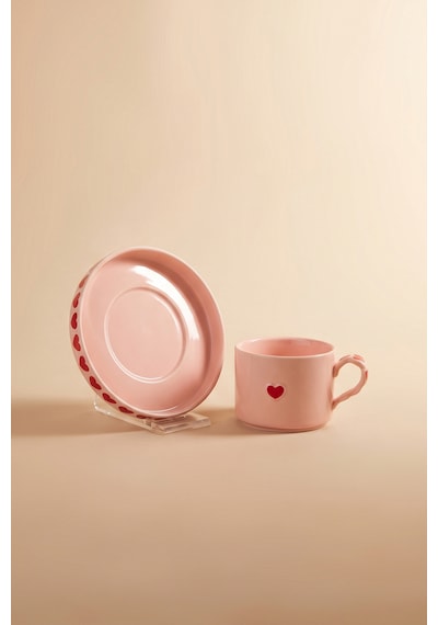 Karaca Sweetheart Çay Fincan Takımı 195 Ml Pembe