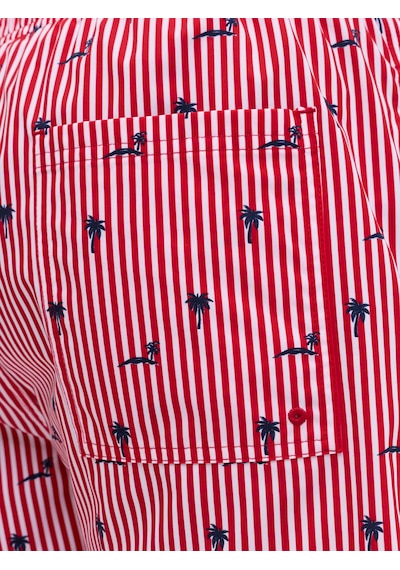 Jack & Jones Erkek Normal Kalip Deniz Sortu - Maui - 12291425 True Red
