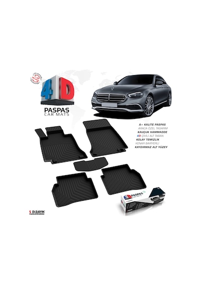 Sdizayn Mercedes E Serisi W214 4D Havuzlu Paspas 2021 Ve Üzeri A+