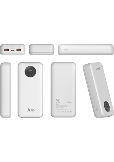 Juo JLP220-W 20000 mAh 22.5W Dijital Led Ekranlı Taşınabilir Hızlı Şarh Cihazı