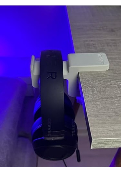 Masa Altı Kulaklık Askısı Beyaz