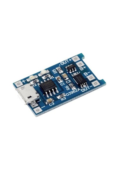 Tp4056 Li-Ion Li-Po Pil Korumalı Şarj Modülü 3.7V