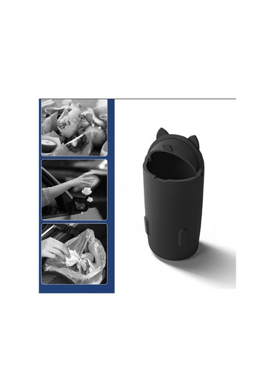 Red Lion Parts Tesla Model Y Juniper Uyumlu Orta Konsol Bardaklık İçi Silikon Mini Çöp Kutusu Düzenleyici