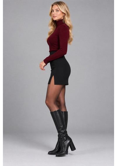Duygu Altıntaş Kadın Çelik Örme Mini Etek Yüksek Bel Siyah - 920965425 Siyah - 920965425 Siyah Duygu Altıntaş Kadın Çelik Örme Mini Etek Yüksek Bel Siyah - 920965425 Siyah - 920965425 Siyah
