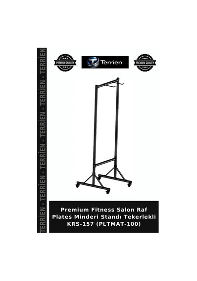 Özel Seri Plates Minderi Standı Tekerlekli Krs-157 Pltmat-100 Fitness Düzen Araç Çok Renkli