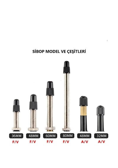 Bisiklet 26 1.75/1.95/2.125 Av-48 İç Lastik Uzun Supap Panda