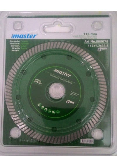 Master Granit Porcelen Seramik Mermer Hassas İnce Kesici 115Mm