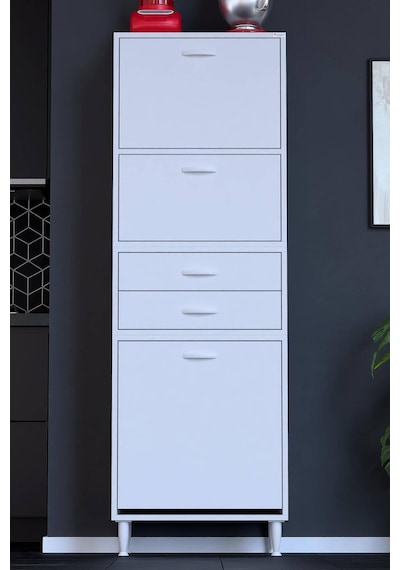 Asya Çok Amaçlı Mutfak Dolabı: Çekmeceli, Sepetli, Kapaklı Ekmeklik, Kiler Ve Kahve Köşesi 60 Cm Beyaz Asya Çok Amaçlı Mutfak Dolabı: Çekmeceli, Sepetli, Kapaklı Ekmeklik, Kiler Ve Kahve Köşesi 60 Cm Beyaz