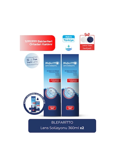 Blefaritto 360 ml Lens  Solüsyonu 2 Adet