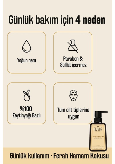 Doğal Zeytinyağlı Mandalina Kokulu Banyo Duş Jeli Zeytinyağı Mandalinalı Nemlendirici 2 Adet 750ml