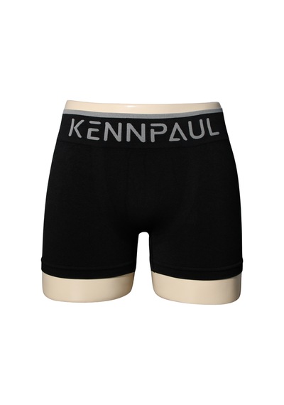 Kennpaul Dikişsiz Mikro Boxer Gün Boyu Rahatlık, Ultra Esneklik Siyah