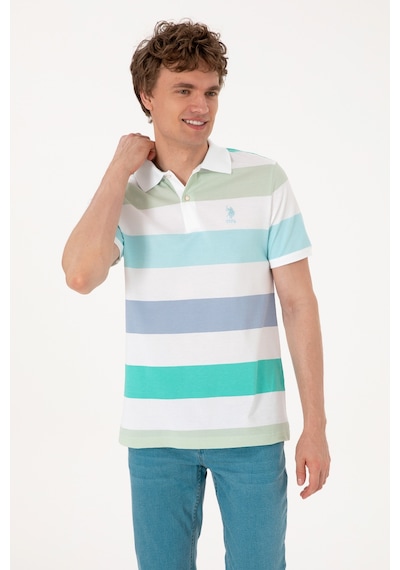 U.s. Polo Assn. Erkek Aqua Tişört 50299945-vr007 Aqua