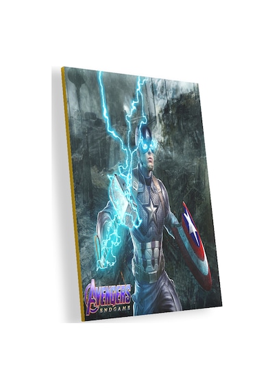 Cakasepetim Avengers Endgame Captain America Ahşap Mdf Tablo